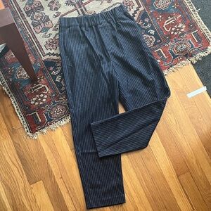 TOAST UK Cashmere Wool Pinstripe Pants